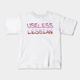 Useless Lesbian Pride Kids T-Shirt